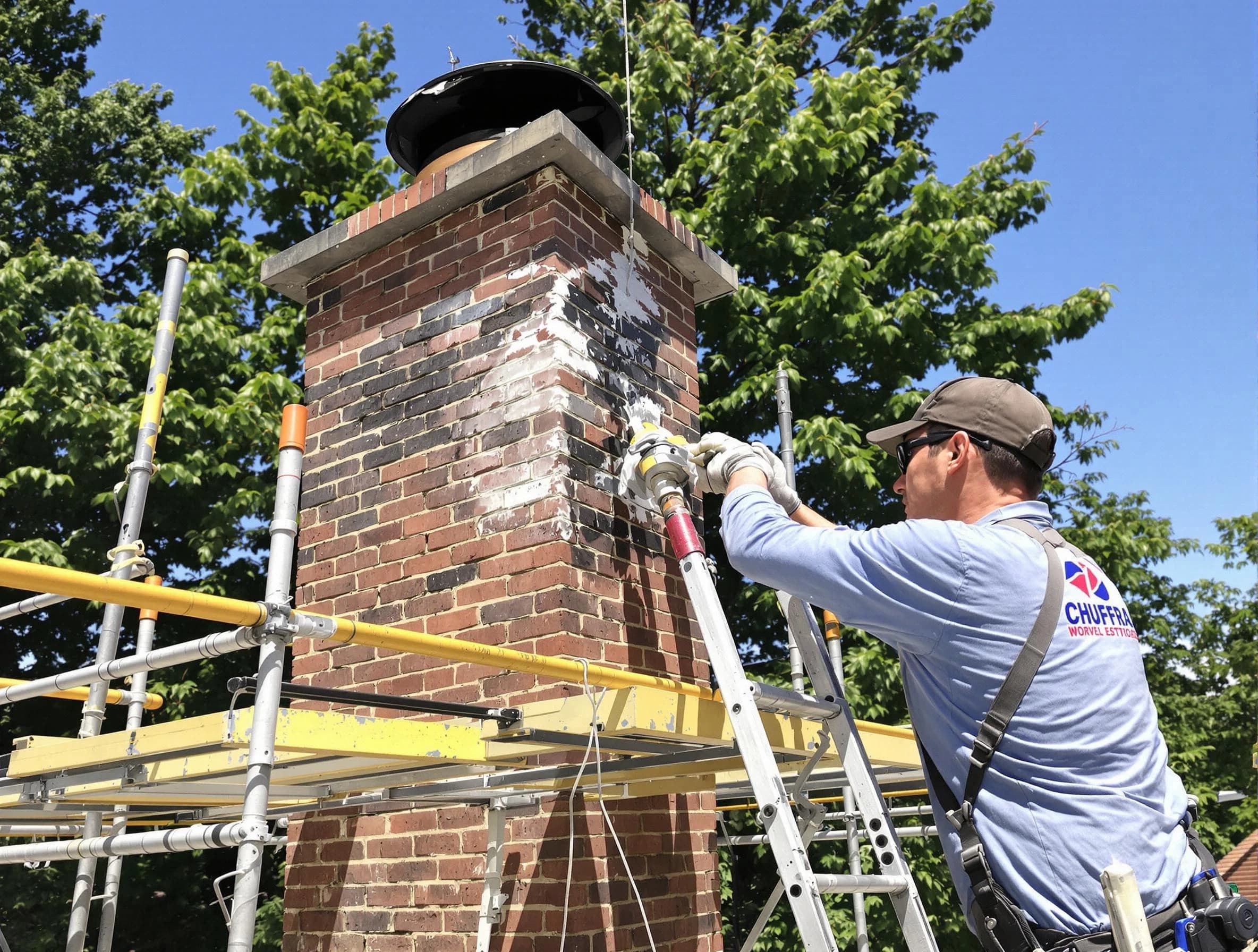 Structural chimney repair by Manchester Chimney Sweep in Manchester, NJ