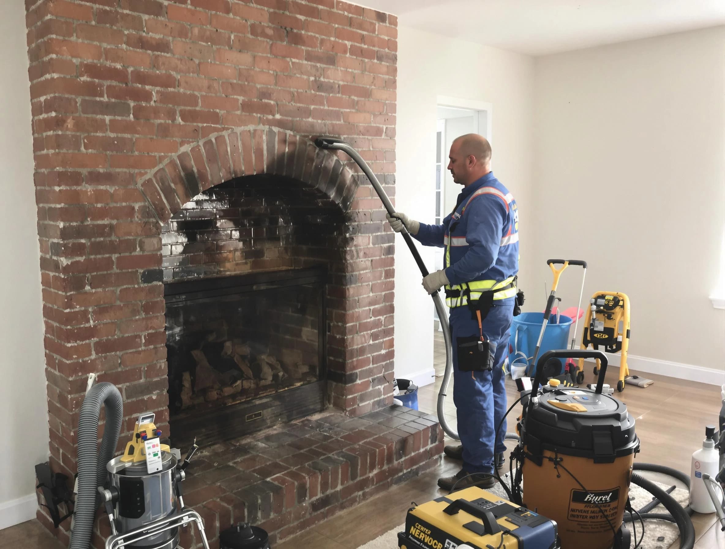 Manchester Chimney Sweep expert performing detailed chimney sweep in Manchester, NJ