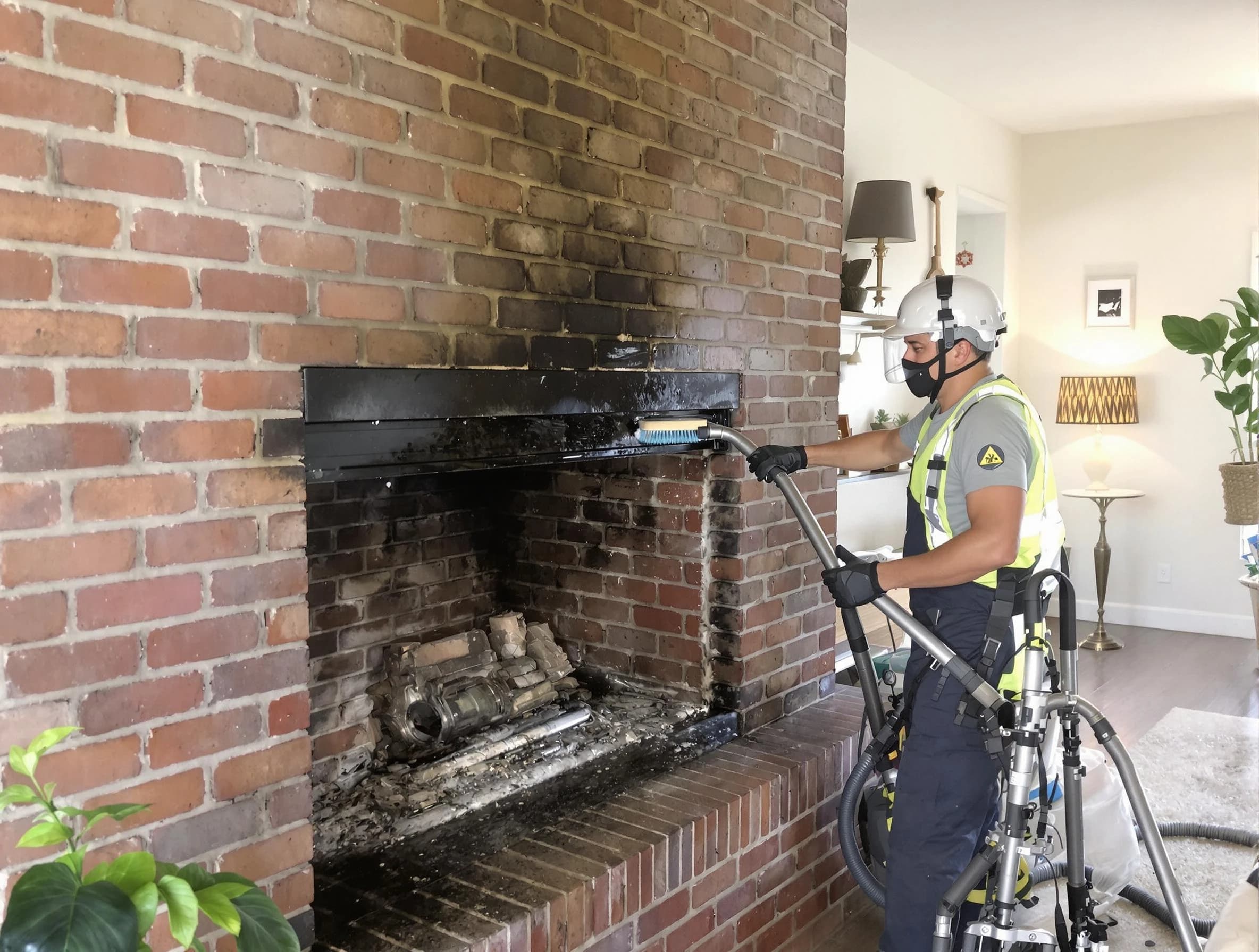 Manchester Chimney Sweep providing fireplace cleaning services in Manchester, NJ